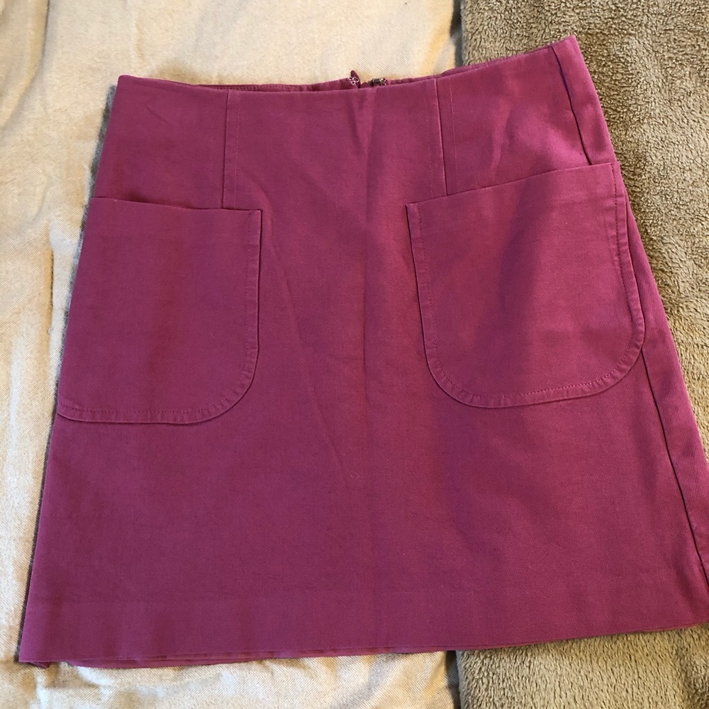 Loft hot pink skirt